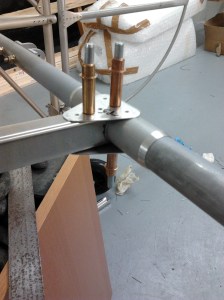 Tailplane rib joint closeup