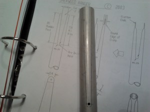 Marking elevator ribs