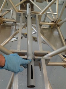 Torq tube in position