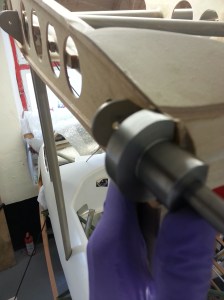 Port wing rear bracket 1